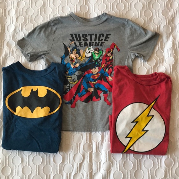 Other - Justice League set of 3 t-shirts size 6